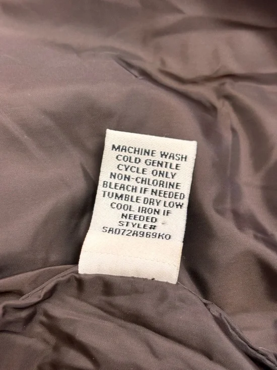 Madden Girl Star Quilted Puffer Vest Brown XS Zip Up NWT - Picture 10 of 12